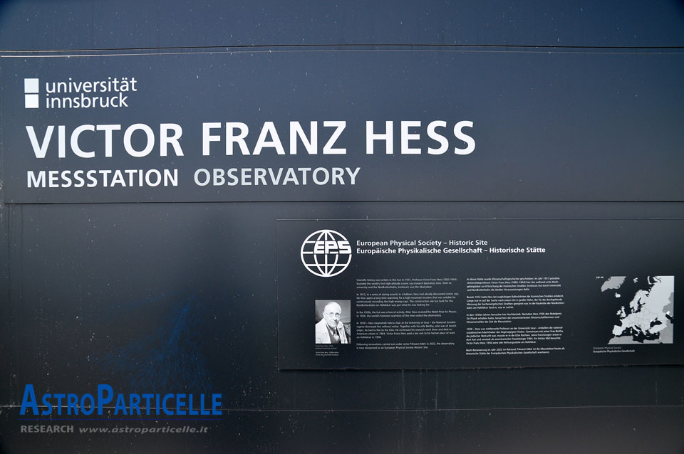 Victor Hess cosmic ray observatory - Hafelekar, Innsbruck (A)